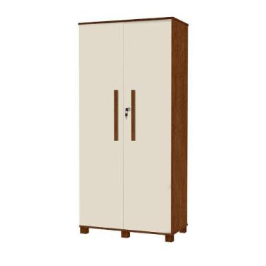 Imagem de Multiuso 2 Portas com Chave Espanha Canela Off White - CasaH