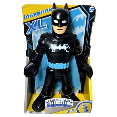 Imagem de Brinquedo Boneco Articulado Imaginext Herói Batman - Preto - Liga Da Justiça Dc Comics - Fisher Price