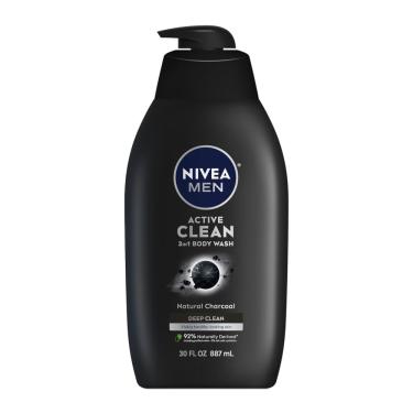 Imagem de Sabonete líquido Nivea Men deep Active Clean Charcoal 900 ml