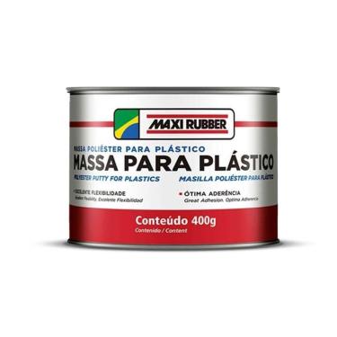 Imagem de Massa Poliester p/ Plastico 400g - Maxi Rubber