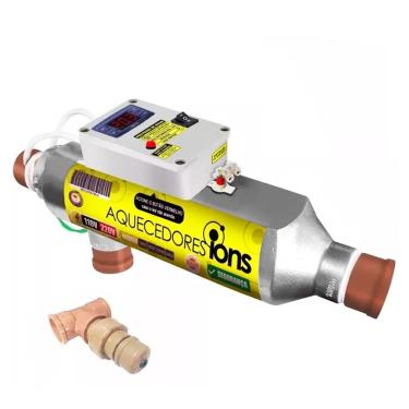 Imagem de Aquecedor Automático Digital p/ Piscina 60 Mil L Ionizador