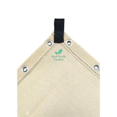 Imagem de Sombrite Tela Toldo Garagem Lona Shade 90% Bege 4X7 Bainha e Ilhós