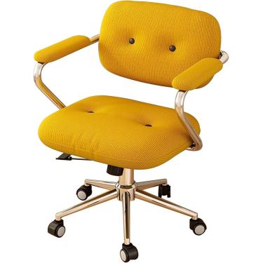 Imagem de Cadeira de escritório ajustável para casa confortável cadeira de jogo de computador estofada cadeira de mesa de mesa pequena cadeira de leitura adequada para o uso do aluno para jogos de esc