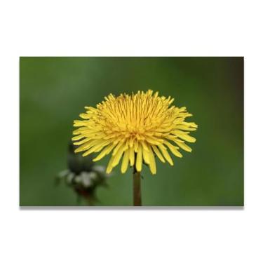 Imagem de Pintura em tela de parede orelha de gato margarida vertical impressão de pôster para sala de estar quarto cozinha escritório 45 x 30 cm