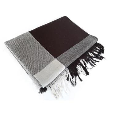 Imagem de Manta Para Sofa Tipo Capa Sofa Gigante 240 M X 180 E 210 M X 150 M(MARROM BEGE QUADRO)