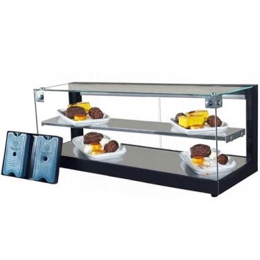 Imagem de B-VFD92 - Beta Vitrine fria 92cm Preta Dupla com 20 Gelo X - Bivolt - 