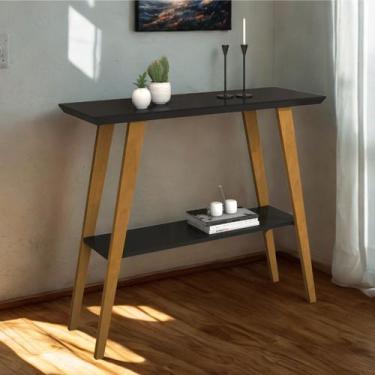 Imagem de Aparador Monaco Pintura UV Autobrilhante Pés Madeira Pinus - Valuchi, 