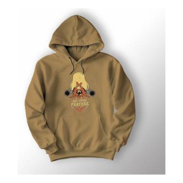 Imagem de Blusa Moletom Canguru Personalizado Ligeirinho Desenho - Lobo Sete, Be