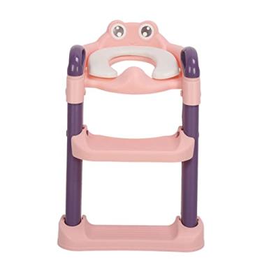 Imagem de Treinamento para Assentos de Vaso Sanitário para Crianças Evite Espaços Urinários Copos de Vaso Sanitário bebê Dobrável Uso Doméstico (Rosa)