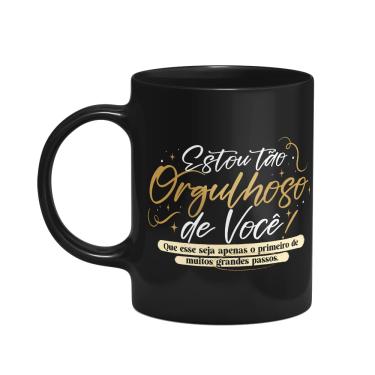 Imagem de Caneca Formatura - Estou tão orgulhoso de você - Preta