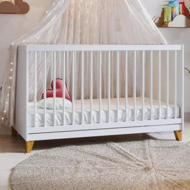 Imagem de Berço Simples 80,5x66x132,4 cm Magia Branco