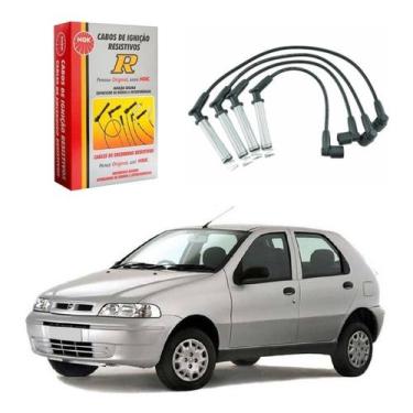 Imagem de Kit Vela Ngk Cabo Palio 1.8 8v 2003 A 2004