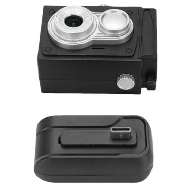 Imagem de Câmera Digital Vintage, Foto de 2MP 1080p Vídeo de Alta Definição Câmera de Gravação Com Tela Colorida, Pulseira de Pulso, Construída Em 200mAh Battery for Life and Travel