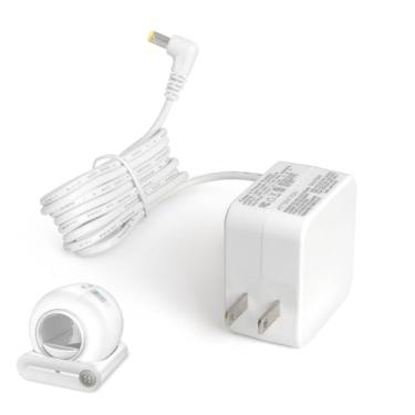 Imagem de DuckSky Peça de substituição do adaptador de energia de 12 V para caixa de areia de gato autolimpante de 65L+9L, carregador branco, caixa automática de compatibilidade