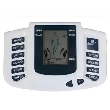 Imagem de Aparelho de Massagem Fisioterapia Choque Muscular com Eletrodos Alívio das Dores