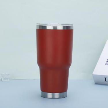 Imagem de Castrap Caneca De Viagem De Aço Inoxidável 304, Copo De Carro Isolado A Vácuo De Grande Capacidade De 30 onças, Copo De Cerveja De Parede Dupla Para Uso Ao Ar Livre (2)