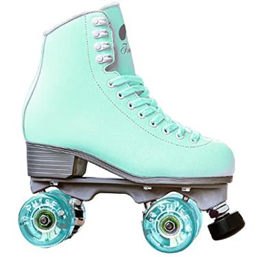 Imagem de Finesse Outdoor Quad Roller Skate cano alto feminino tamanho 8