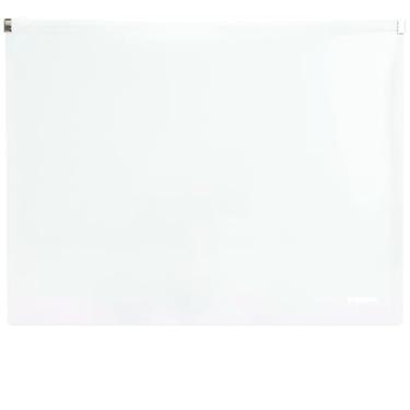 Imagem de Poppin Bolsas com zíper - Sacos de armazenamento de documentos tamanho carta, pasta de documentos à prova d'água com zíper superior, conjunto de 50 (branco, carta)