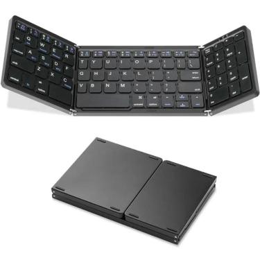 Imagem de Mini Teclado Touch Dobrável Bluetooth Para Celular