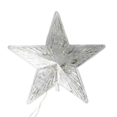 Imagem de Estrela LED Ponteira Para Arvore De Natal Com Tomada
