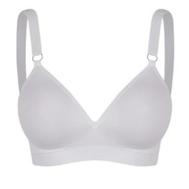 Imagem de Sutiã Trifil 1689 Com Bojo Sem Aro Poliamida Taça B, Branco, 46