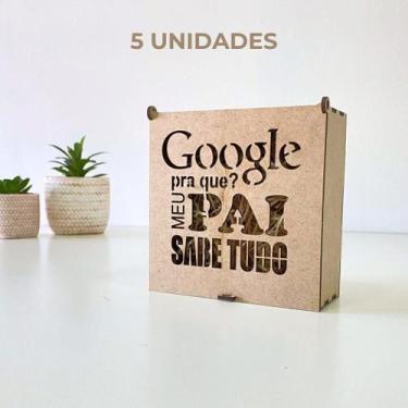 Imagem de Caixa De Presente Dia Dos Pais Lembrancinha Dia Dos Pais Personalize S