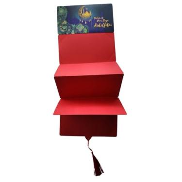 Imagem de Envelope de dinheiro Eid Mubarak para dinheiro AMN-457 Porta-dinheiro surpresa para muçulmanos Eidil Fitri Ramadan vale-presente para meninas meninos crianças (azul)