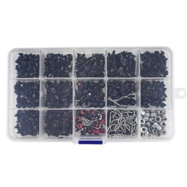Imagem de Conjunto de Parafusos ZAWELIYO RC, Parafusos de Metal de Vários Tamanhos, Acessórios de Reparo Profissional, para Bricolagem, Veículos e Brinquedos de Controle Remoto