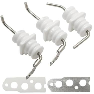 Imagem de SYOWADA Kit de eletrodo de haste de chama 6911197, substituição para aquecedores de água sem tanque Rinnai R75 R94 RC80 RC98, substitui 9007872005 100094024 100112327