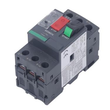 Imagem de Asixxsix Disjuntor do Motor, Botão de Partida do Motor Magnético Térmico Manual Térmico 35mm AC690V Com Proteção contra Sobrecarga, para Partida do Motor e Proteção do (GV2-ME14 6-10A)