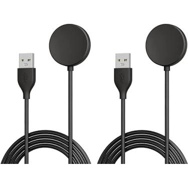 Imagem de TUCANA Cabo carregador compatível com Samsung Active Watch, adaptador de carregador USB de substituição para Galaxy Watch4 Watch3 Active & Active2 (pacote com 2)