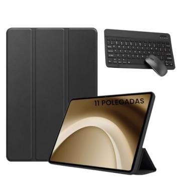 Imagem de Kit Premium Completo Capa Para Tablet Samsung A9+ (11 Polegadas) + Película + Teclado + Mouse.