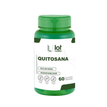Imagem de Quitosana 350mg 60 cápsulas Bloqueador de Gordura Absorção Reduzida - 