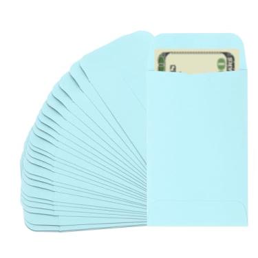 Imagem de PATIKIL Envelope para dinheiro, pacote com 25 envelopes de dinheiro de 8,88 cm x 5,6 cm, sacos para dinheiro, carta de desafio de economia de orçamento, para moedas de presente, cheques, bilhetes
