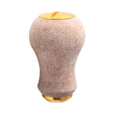 Imagem de simhoa Botão de cabo de carretel de pesca faça você mesmo acessório de cabo de pesca cortiça de borracha botão de de carretel faça você mesmo, Ouro