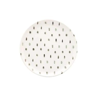 Imagem de Prato Sobremesa Em Cerâmica Flat Samambaia 20cm Oxford