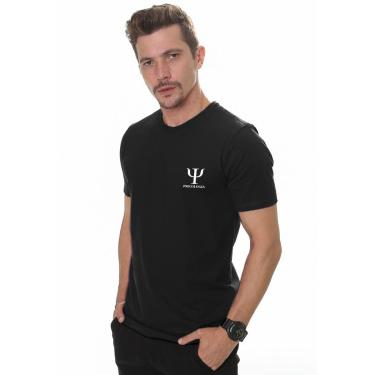 Imagem de Camiseta Fio Egípcio Estampa Psicologia Masculino-Masculino