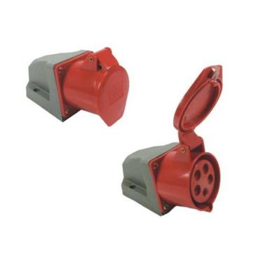 Imagem de Tomada Industrial Sobrepor 32a 3p+t+n 380v/440v Soprano Ip44 Nbr Iec 60309-1 Nbr Iec 60309-2