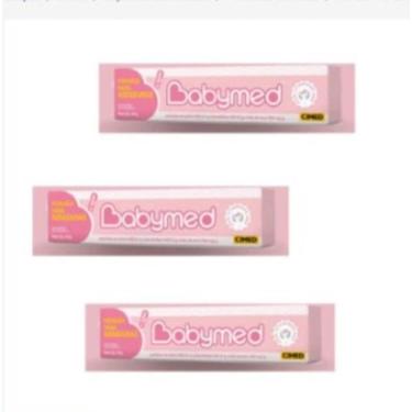 Imagem de Kit com 3 unidades pomada babymed assadura 45g. - Cimed