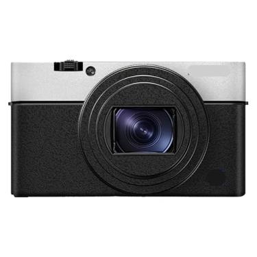 Imagem de Adesivo para o corpo da câmera película protetora acessórios para Sony RX100 V RX100 IV Vinyl Wrap Decalques RX100M4 RX100M5 RX100M5A (prata fosco + preto fosco)