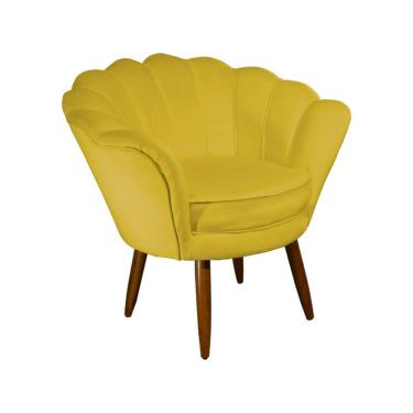 Imagem de Poltrona Decorativa Pétala Amarelo