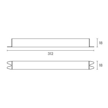 Imagem de Fonte Slim Chaveada Para Fita Led Taschibra 12V 5A / 60W Bivolt