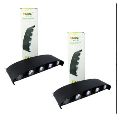 Imagem de Kit 2 Arandela Led 10w Efeito 10 Fachos 3000-3500k Bivolt