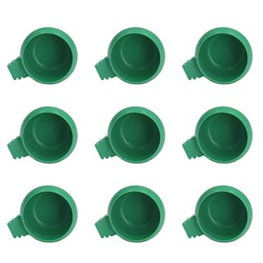 Imagem de Yctze 25pcs Mini Pássaro Papagaio de água Tigela de água - Projeto Redondo de Instalação de Plástico Durável para Aves Pequenas, Ideal para Fazendas e Uso Doméstico (S 6,9 x 4,9 x 1,6in)