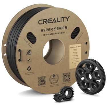 Imagem de Creality Filamento de impressora 3D Hyper PLA-CF, fibra de carbono de 1,75 mm PLA de alta velocidade 50-300 mm/s textura fosca, maior resistência, melhor resistência ao calor, mais estável, carretel