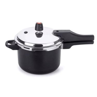 Imagem de Panela de Pressão Multiflon Preta 4,5l, UNICA