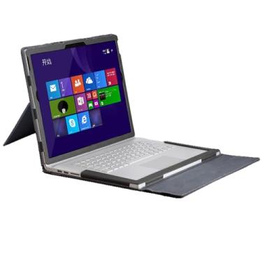 Imagem de Capa removível para laptop Microsoft Surface Book 3 2 1 [Sem outros modelos] Capa para tablet PC capa para notebook bolsa de computador com suporte (cinza com suporte, 15)