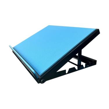 Imagem de UGPLM Prancha inclinada para alongamento de pernas, prancha de alongamento para panturrilhas, treino esportivo, 6 níveis de superfície antiderrapante, Azul