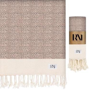 Imagem de Refinery No. 1 Toalha de ioga para academia de praia peshtemal turca espinha de peixe 91 cm x 180 cm - salmão