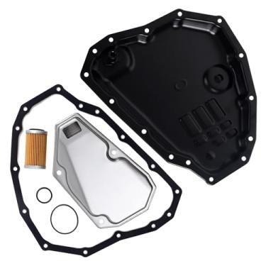 Imagem de Cenzhiwen Filtros de óleo de transmissão e conjunto de juntas de panela compatíveis com Nissan Sentra Versa Note Maxima Swift 2012-2019 substitui 313903JX0A, 313903XX0B, 31390X420A